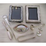 Silver and silver coloured metal collectables: to include an Irish Britannia silver caddy spoon; and