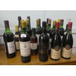 Twenty bottles of mixed wine: to include Chateau La Garde 1981