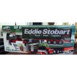 An Eddie Stobart 1.18 scale model DAF XF radio controlled delivery truck  boxed