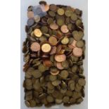 Uncollated British pre-decimal coins: to include 1960s halfpennies