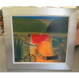 After Simon Laurie - 'Harvest'  Limited Edition 9/50 print  26" x 30"  framed