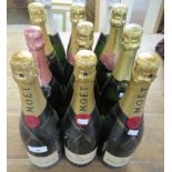 Champagne: to include three bottles of Moet & Chandon