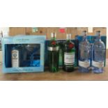 Gin: to include presentation sets of Bombay Sapphire