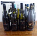 Wine, fifteen bottles: to include a 2017 Southern Australia Wolf Blass Chardonnay