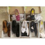 Seven pairs of ladies Russell & Bromley shoes  size 2 & 3  boxed