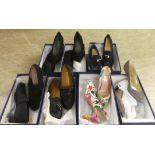 Seven pairs of ladies shoes by Stuart Weitzman for Russell & Bromley  approx. size 35.5  boxed