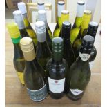 Wine, fifteen bottles: to include Chardonnay and Sauvignon Blanc