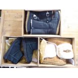 Three pairs of ladies Ugg boots  size 2  boxed