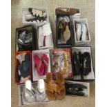 Thirteen pairs of ladies shoes: to include examples by Russell & Bromley and CNC  approx.sizes 35/36