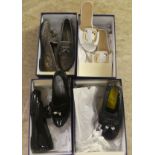 Four pairs of ladies Start Weitzman for Russell & Bromley shoes  size 3  boxed