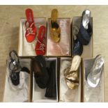 Seven pairs of ladies Russell & Bromley shoes  size 36  boxed