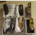 Six pairs of ladies Russell & Bromley shoes  various designs  size 35 & 36  boxed