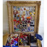 Costume jewellery and purses: to include bead necklaces and clip-on earrings