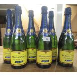 Champagne, six bottles: to include Heidsieck & Co Monopole Champagne