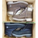 Two pairs of ladies Timberland boots  size 2.5