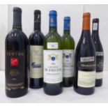 Wine, six bottles: to include a 1996 Chateau de Fieuzal