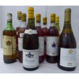 Wine, twelve bottles: to include a 1978 Chateau Du Peyrat Cadillac