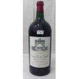 Wine, a jeroboam of Bordeaux 1981 Grand Vin de Leoville