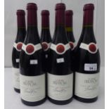 Wine, six bottles of 2003 Domaine Bertagna Clos De Vougeot Grand Cru