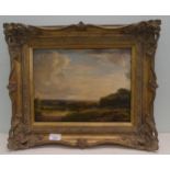 Arthur Friedenson - a Devonshire landscape  oil on canvas  bears a signature  10" x 13"  framed