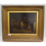 Edouard Frere - 'La Dejeuner'  oil on canvas  bears a signature & dated '66  10" x 13"  framed