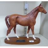 A Beswick china model racehorse 'Minstrel'  12"h