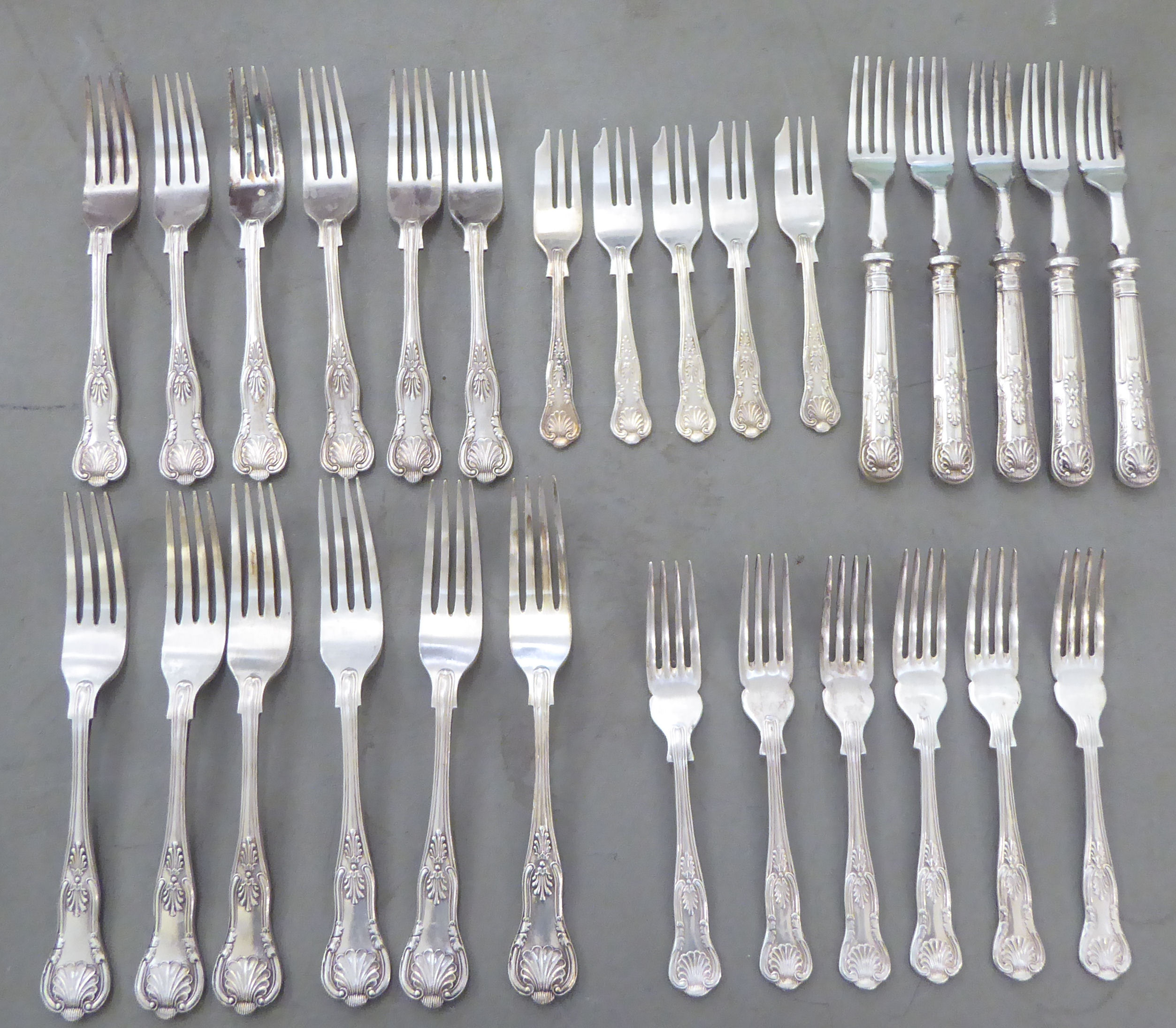 Silver plated Kings pattern cutlery and flatware - Image 2 of 4