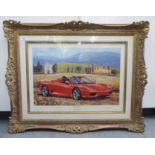 After Juan Carlos Ferringo - 'Ferrari 360 Spider'  Limited Edition 81/1000 coloured print  bears a