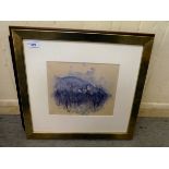 20thC British School - a Highland manor house  watercolour  bears an indistinct signature  8.5" x