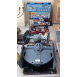 Toys: to include a Schuco plastic and tinplate remote controlled model boat  boxed