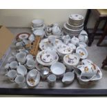 Royal Worcester porcelain Evesham pattern tableware