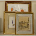 G Rust - three various watercolours  bearing signatures  largest 9" x 8"  framed