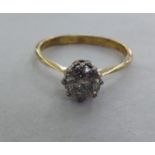 An 18ct gold diamond solitaire ring