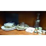 Mixed ceramics and collectables: to include Limoges and Halcyon Days trinket boxes