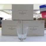 A set of six Waterford for Jasper Conran crystal drinking glasses  boxed