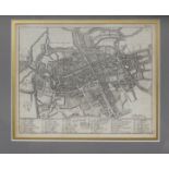 Seven 17th, 18th & 19thC maps: to include Breda, Holland  bears additional text  dated 1625  11" x