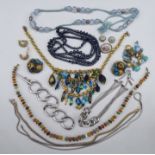 Costume jewellery: to include necklaces and earrings