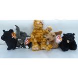 Twenty five Beanie Babies Teddy bears and animals: to include a fish