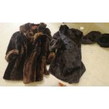 Fur and faux fur coats and accessories