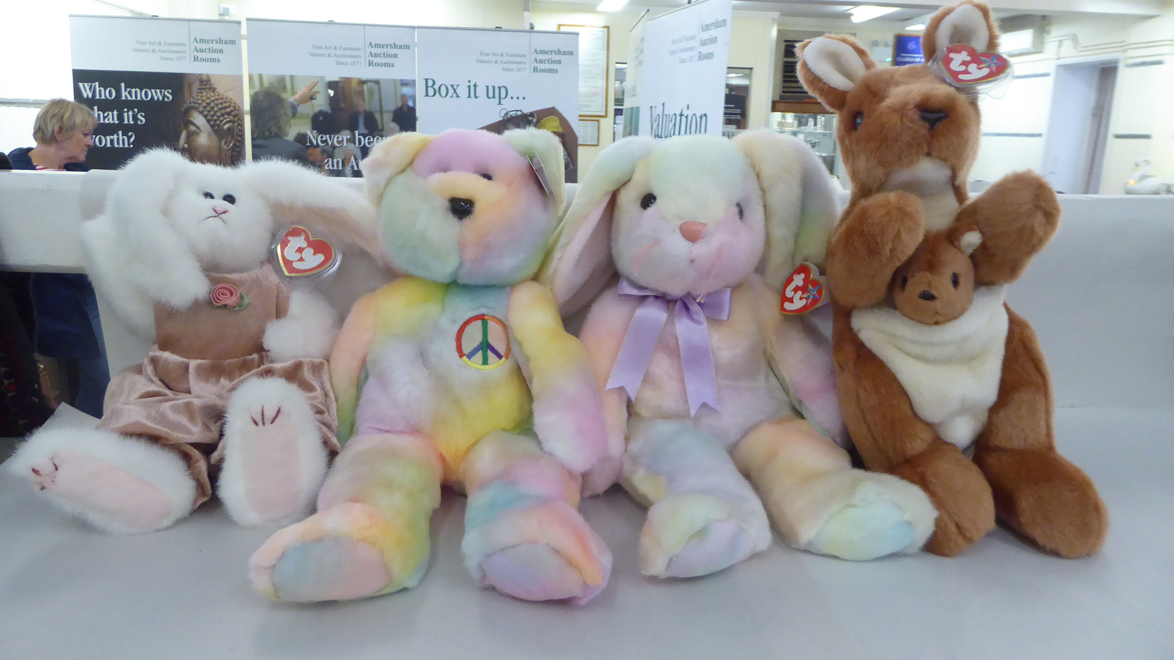 Ten Beanie Buddy Teddy bears and animals: to include a dinosaur - Image 2 of 4