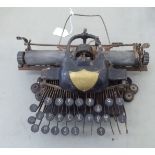 An antique Blickensderfer 7 manual typewriter (AF)