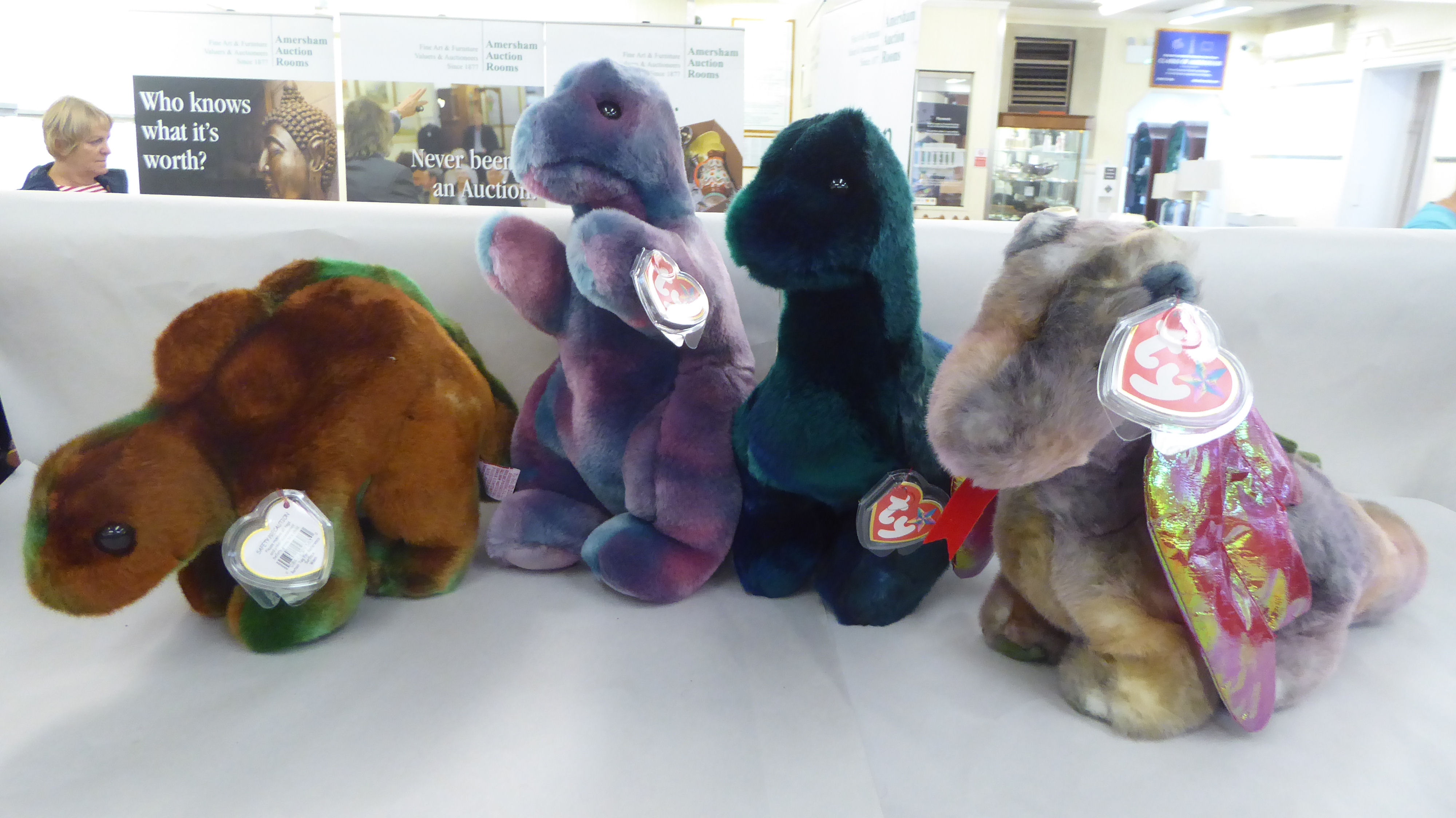 Ten Beanie Buddy Teddy bears and animals: to include a dinosaur - Image 4 of 4