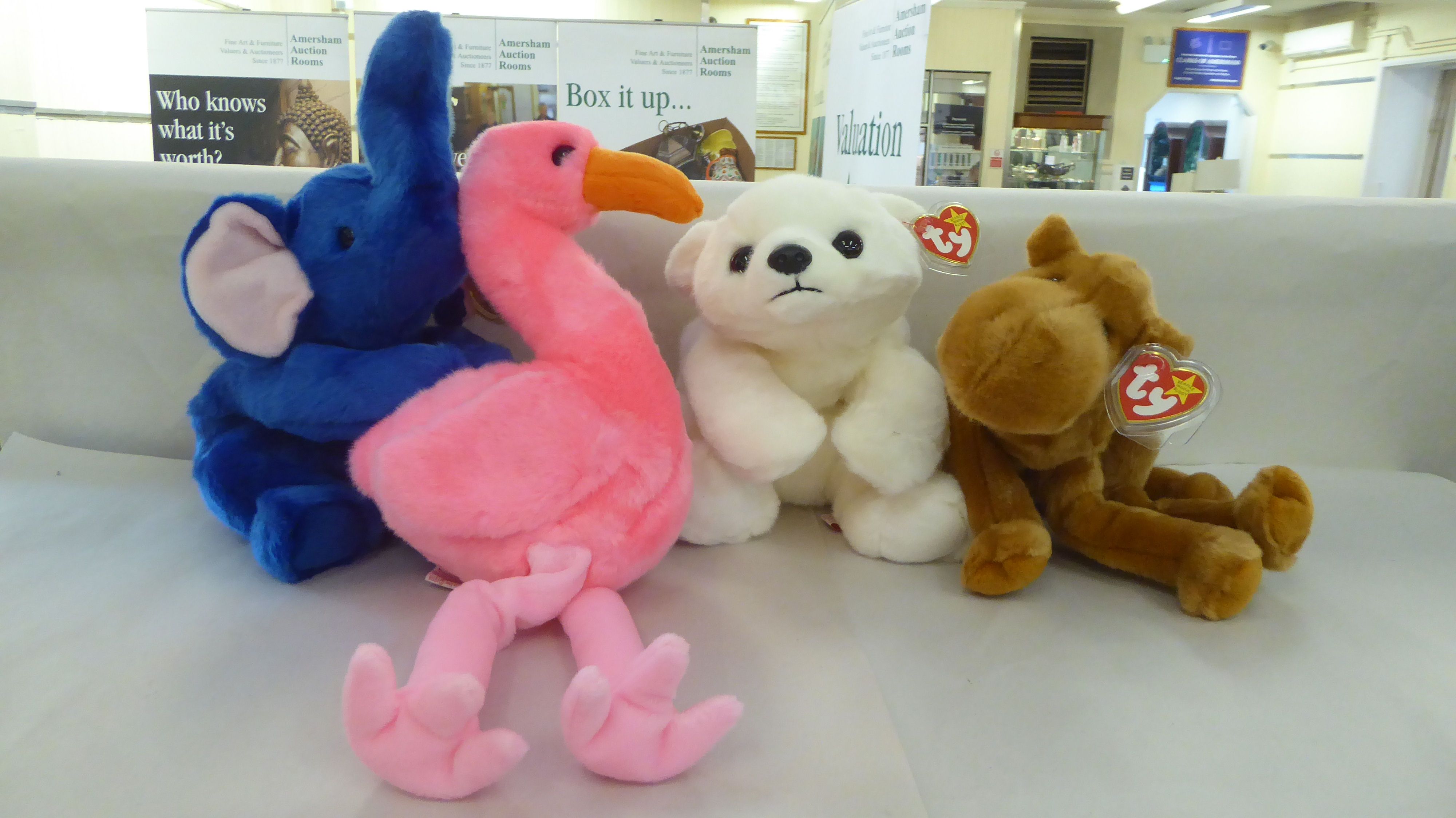 Ten Beanie Buddy Teddy bears and animals: to include a polar bear cub - Image 3 of 3