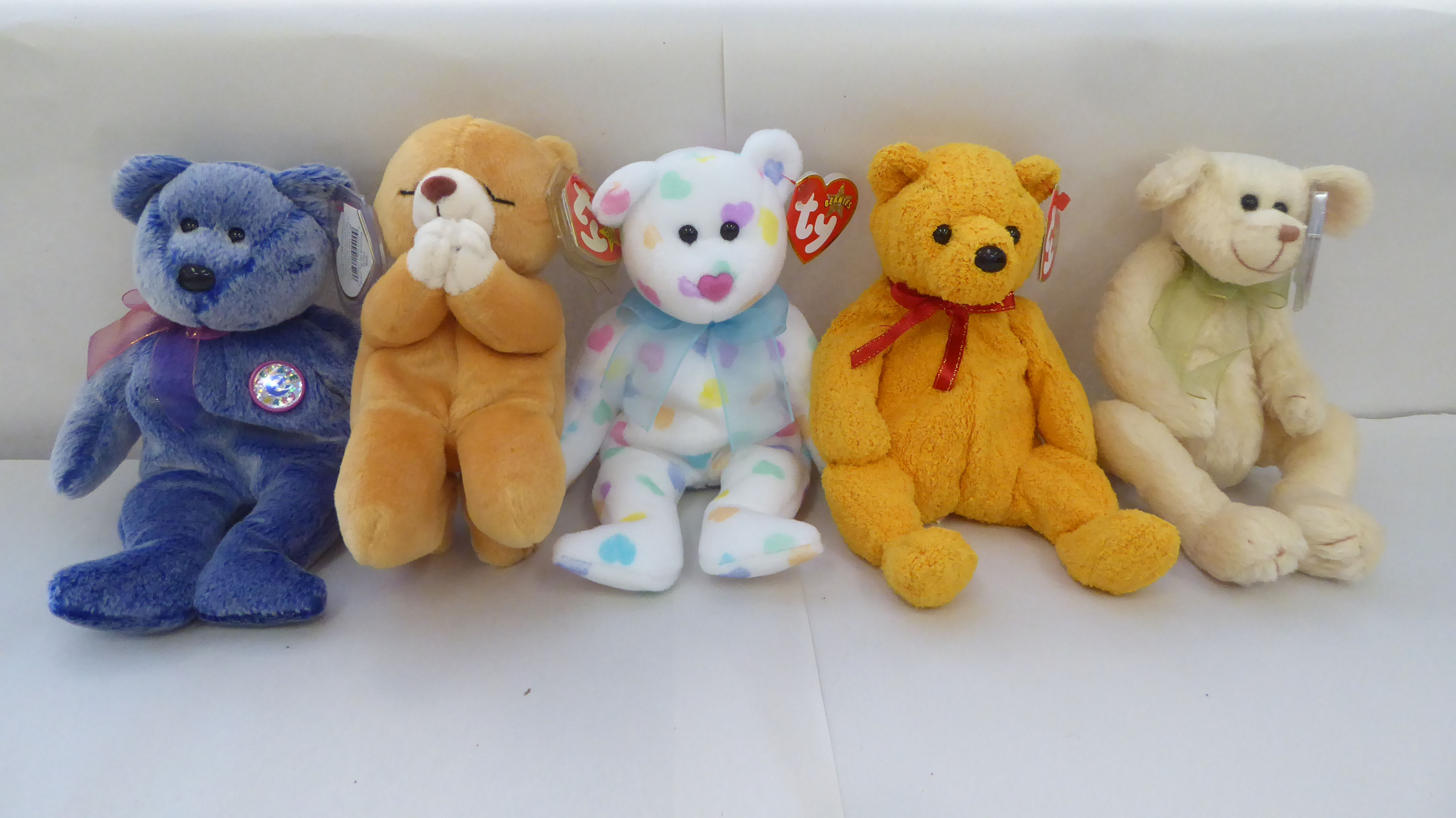 Twenty five Beanie Babies Teddy bears and animals: to include a cat - Image 3 of 6