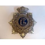 A helmet plate, Royal Berks Militia (Please Note: this lot is subject to the statement made in the