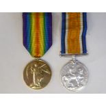 British Great War and Victory medals, on ribbons, awarded to L-34841 Cpl. E Marchant Royal Artillery