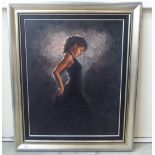 After Mark Spain - 'Midnight Seduction I'  Limited Edition 30/50 processed oil  with a certificate