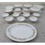 Wedgwood bone china India Rose pattern tableware