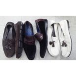 Men's fashion accessories and shoes with examples by Gucci and Hermes  approx. size 9