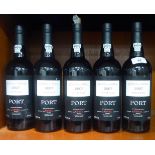 Five bottles of Quinta do Naval 2007 vintage port